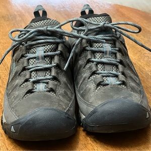 New Size 7 KEEN Targhee III Waterproof Hiking Shoes Gray Blue EU 37.5